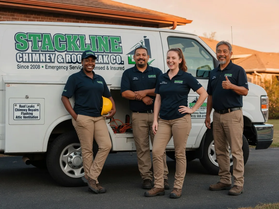 Chimney flashing repair company in Summerfield, NC